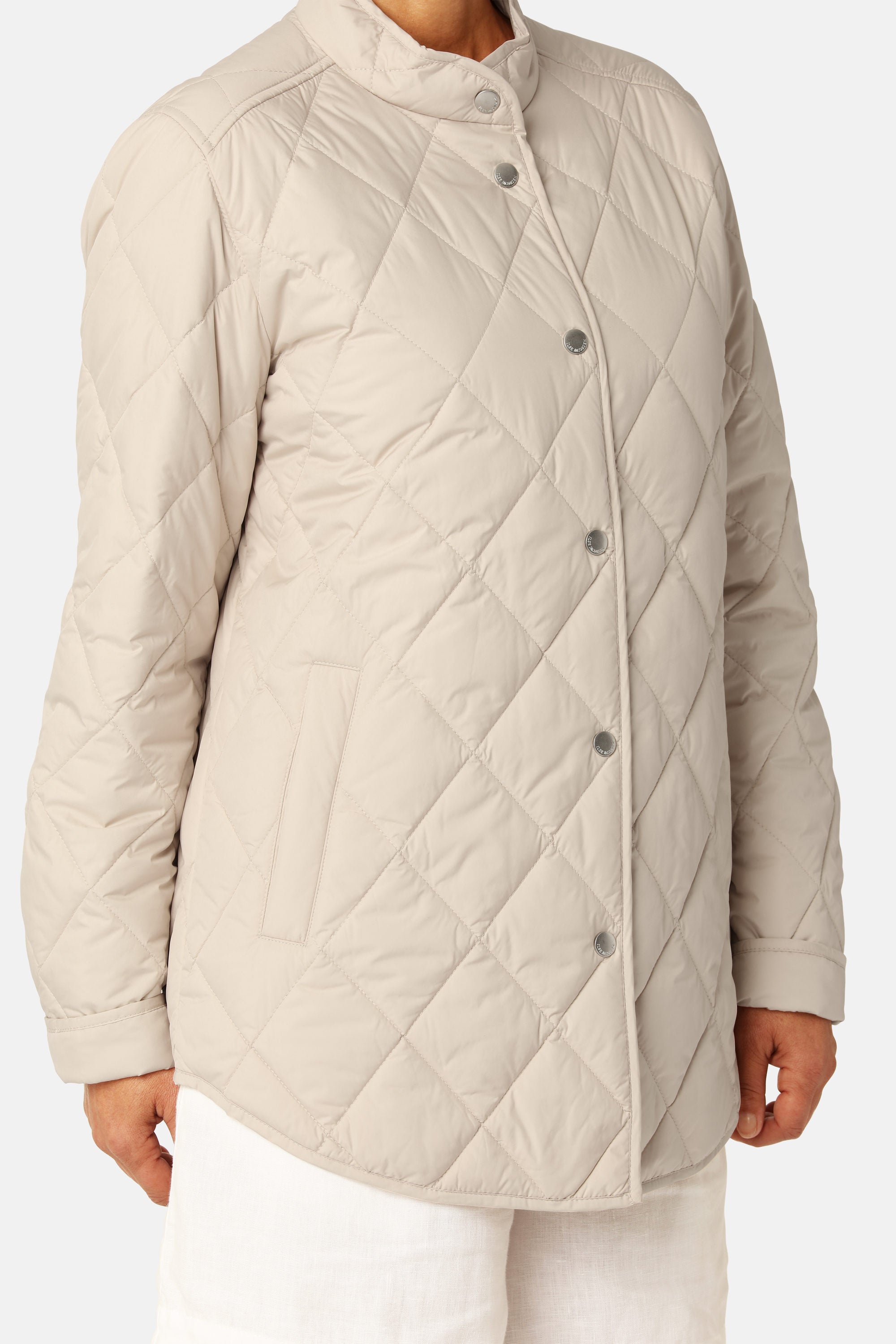 Quilted Shirt Jacket - Light Camel